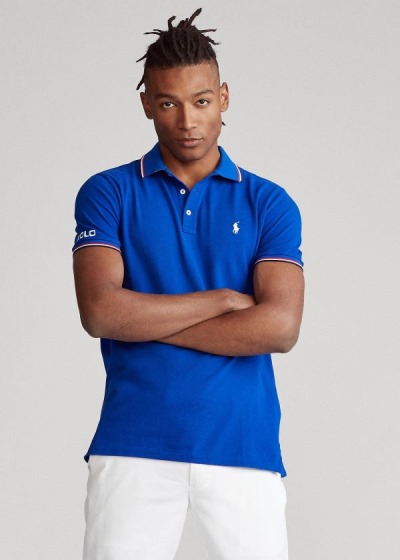 Men's Polo Ralph Lauren Custom Slim Fit Mesh Polos | 180534JMY